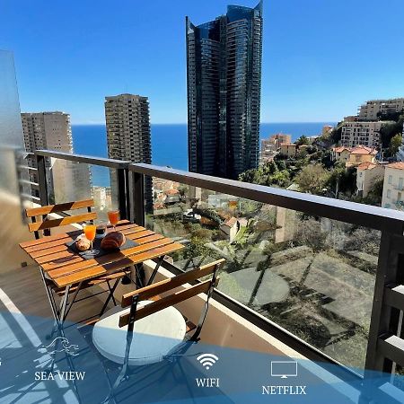 New Studio, Piscine Et Vue Mer • Proche De Monaco 보솔레이 외부 사진